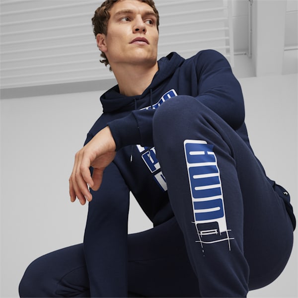 LOGO LAB Men's Sweatpants, Club Navy, extralarge-IND