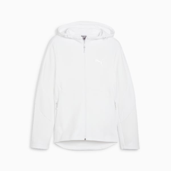 Chamarra con capucha para hombre EVOSTRIPE, PUMA White, extralarge