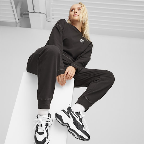 BETTER SPORTSWEAR Women's Sweatpants, PUMA Black, extralarge-IDN