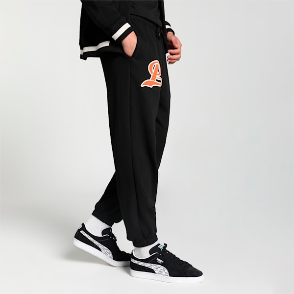 PUMA x HARRDY SANDHU Relaxed Fit Pants, PUMA Black, extralarge-IND