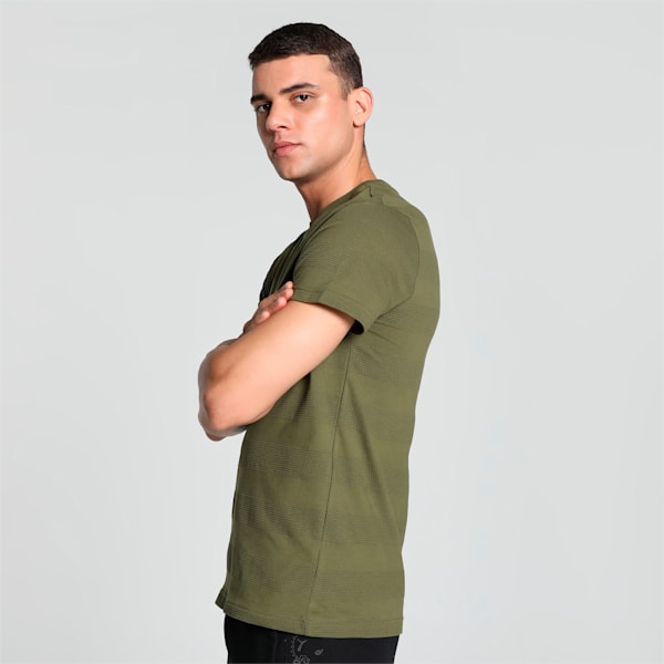 Classics Jacquard Men's T-shirt, Olive Drab, extralarge-IND
