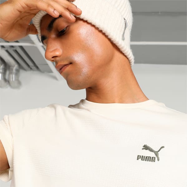 Classics Jacquard Men's T-shirt, Alpine Snow, extralarge-IND