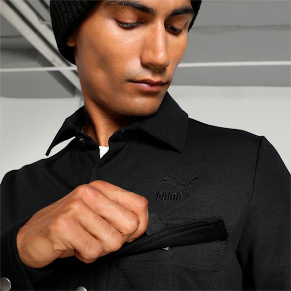 Modern Utility Men's Jacket, PUMA Black, extralarge-IND