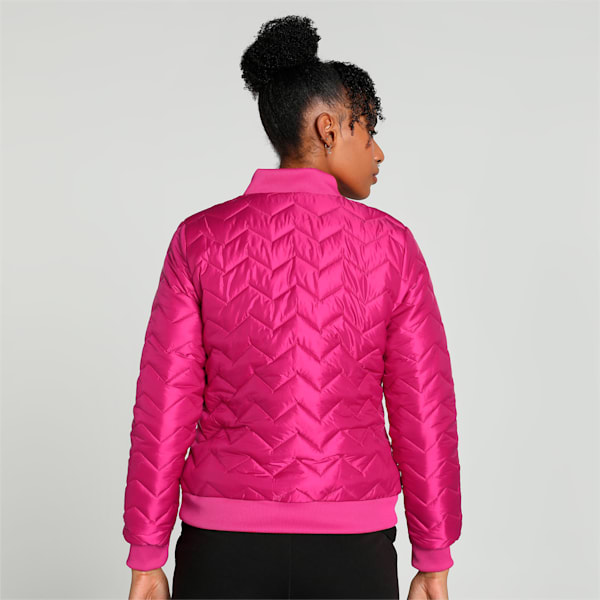 Women's Woven Bomber Jacket, Pinktastic, extralarge-IND