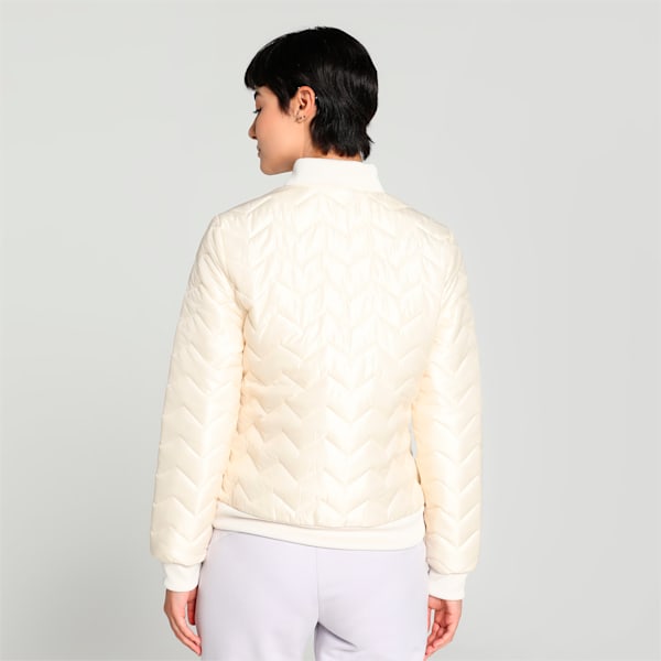 Women's Woven Bomber Jacket, Alpine Snow, extralarge-IND