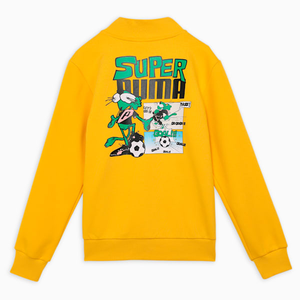 Super Boy's Knitted Jacket, Yellow Sizzle, extralarge-IND