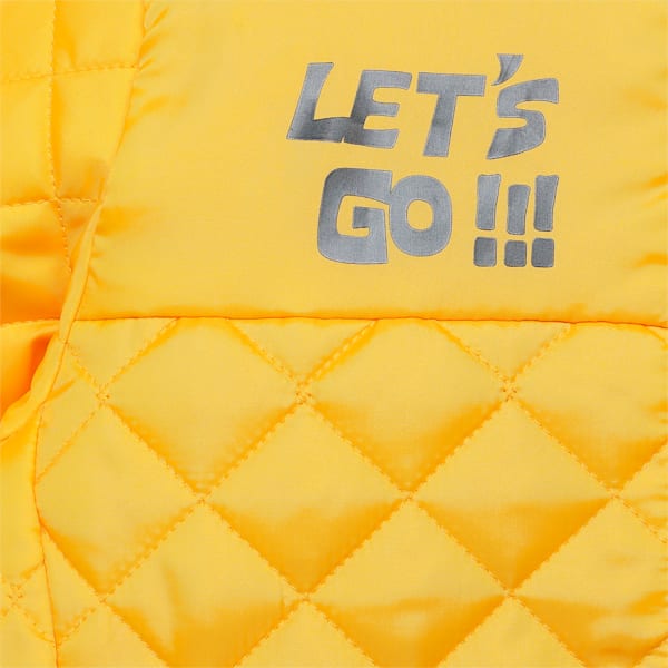 Super Boy's Padded Jacket, Yellow Sizzle, extralarge-IND