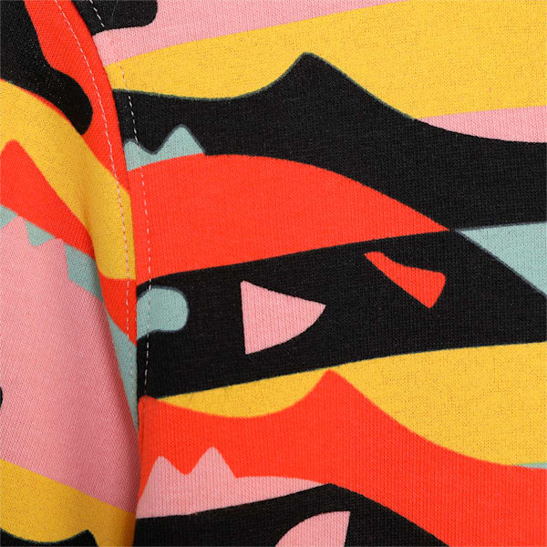 Worldwide Printed Boy's Sweatshirt, PUMA Black, extralarge-IND