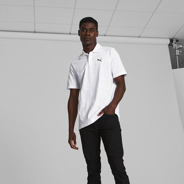 Essential Men's Polo, PUMA White, extralarge