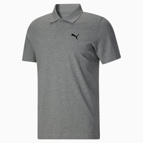 Polo Essential, homme, Medium Gray Heather, extralarge