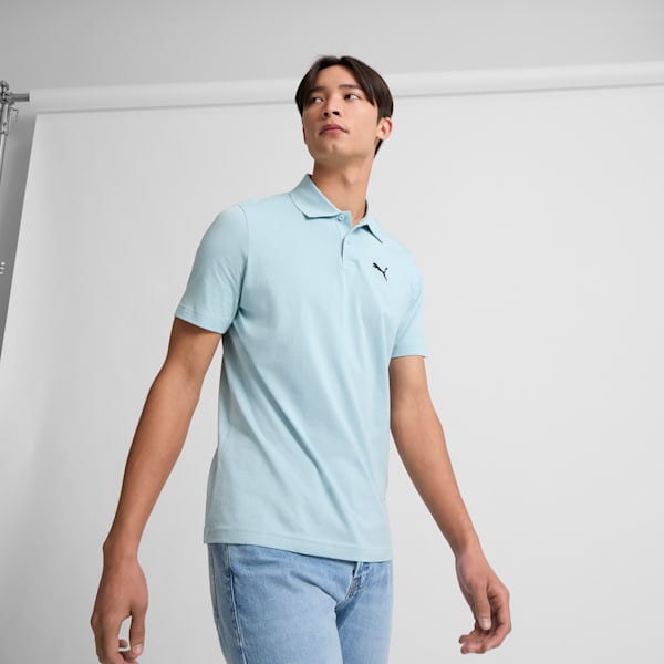 Essential Men's Polo, Turquoise Surf, extralarge