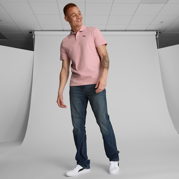 Essential Men's Polo, Future Pink, extralarge