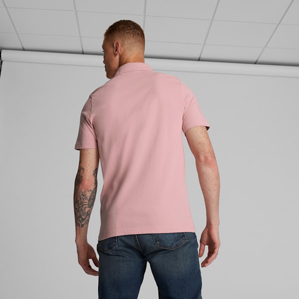 Essential Men's Polo, Future Pink, extralarge