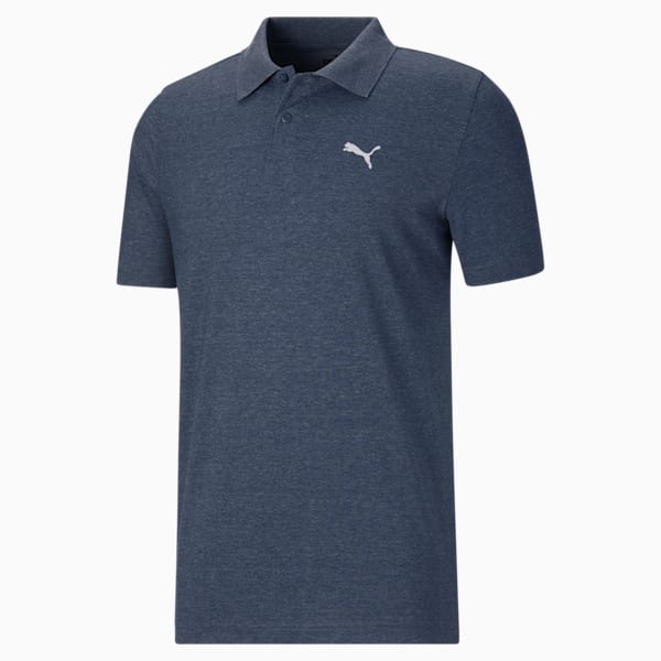 ESS Heather Small Logo Men's Polo | PUMA