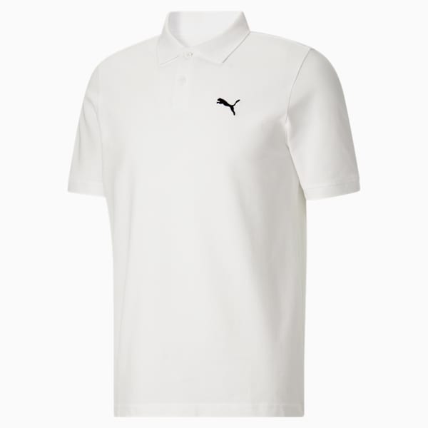 Polo Essential Pique Homme, PUMA White, extralarge