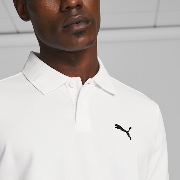 Polo Essential Pique Homme, PUMA White, extralarge