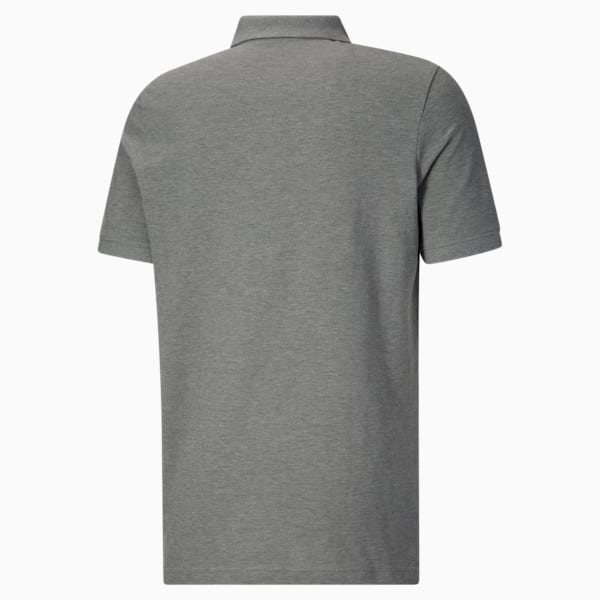 Essential Pique Men's Polo, Medium Gray Heather, extralarge