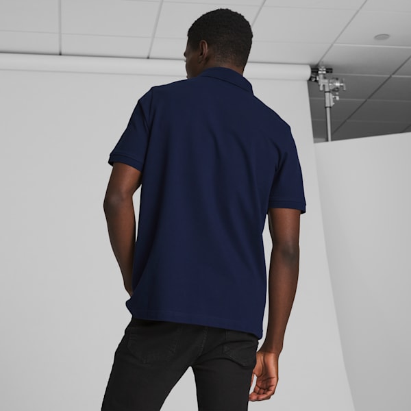 Essential Pique Men's Polo, PUMA Navy, extralarge