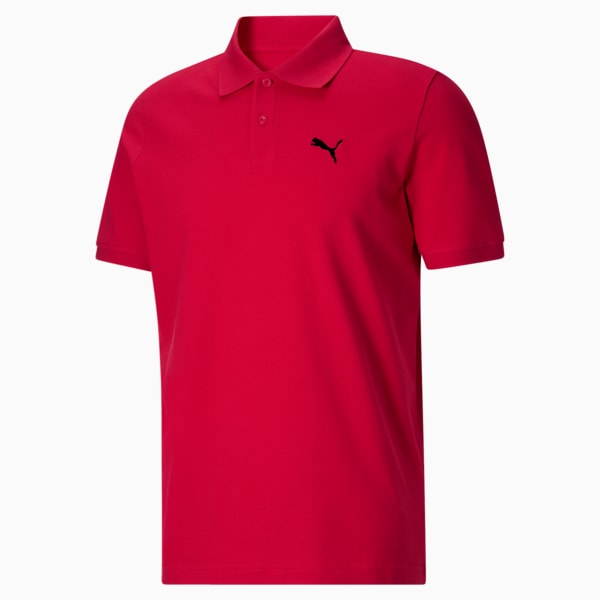 Essential Pique Men's Polo, For All Time Red, extralarge