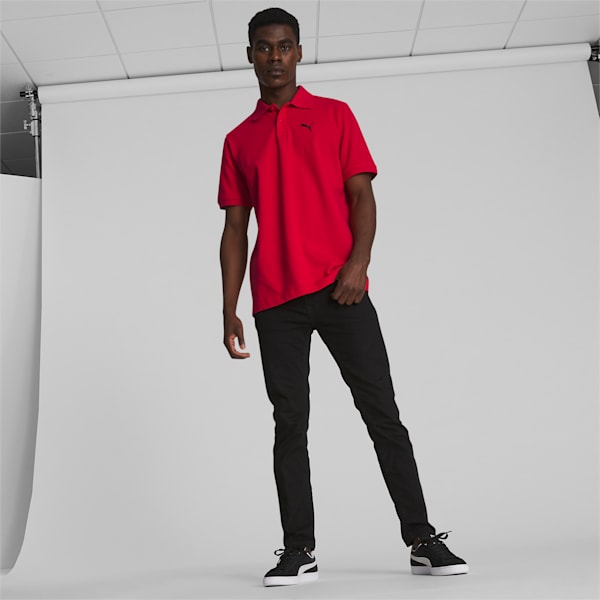 Essential Pique Men's Polo, For All Time Red, extralarge