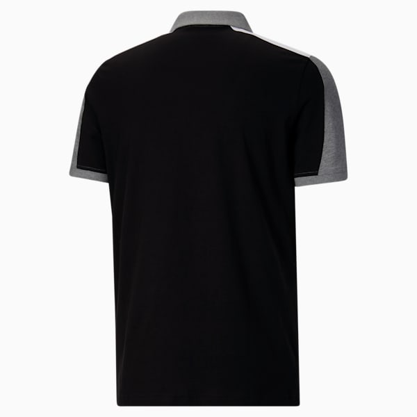 Essential+ Block Men's Polo, PUMA Black, extralarge