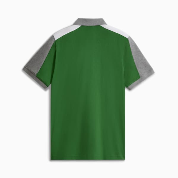 Essential+ Block Men's Polo, Archive Green, extralarge