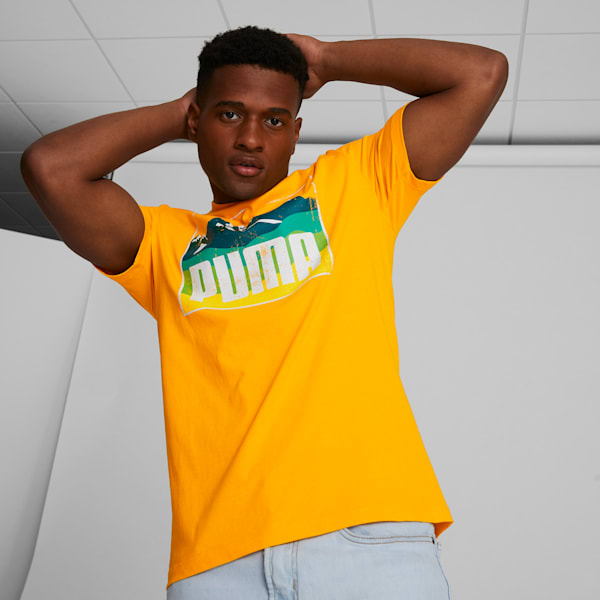 Puma t shirt yellow new arrivals