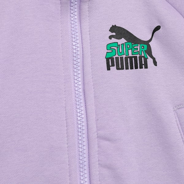 Super Girl's Knitted Jacket, Vivid Violet, extralarge-IND