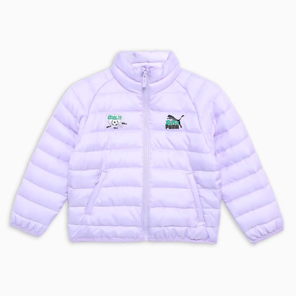 Super Girl's Padded Jacket, Vivid Violet, extralarge-IND