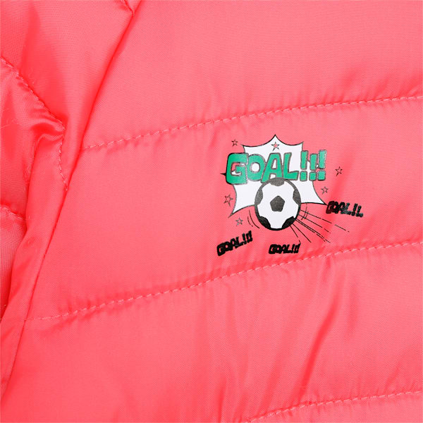 Super Girl's Padded Jacket, Electric Blush, extralarge-IND