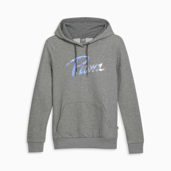 Chandail à capuche PUMA Iridescent Femme, Medium Gray Heather, extralarge