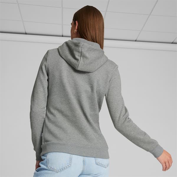 Girls grey puma hoodie deals