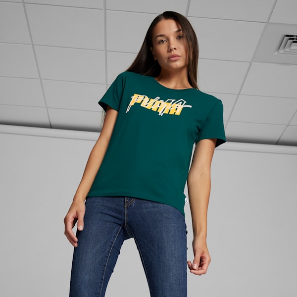 Seeing Double Women's Tee, Malachite, extralarge