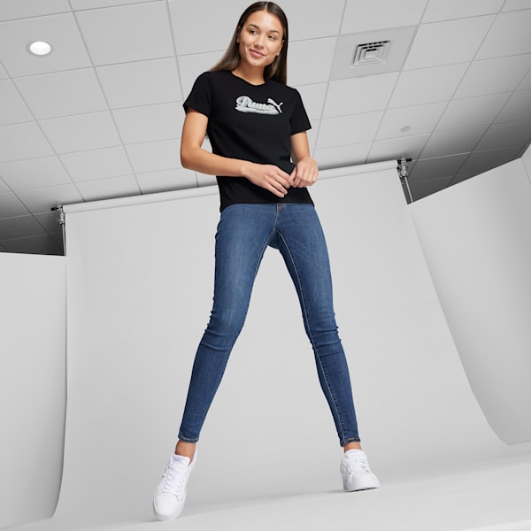 Camiseta para mujer Essentials+ Metallic Logo | | PUMA