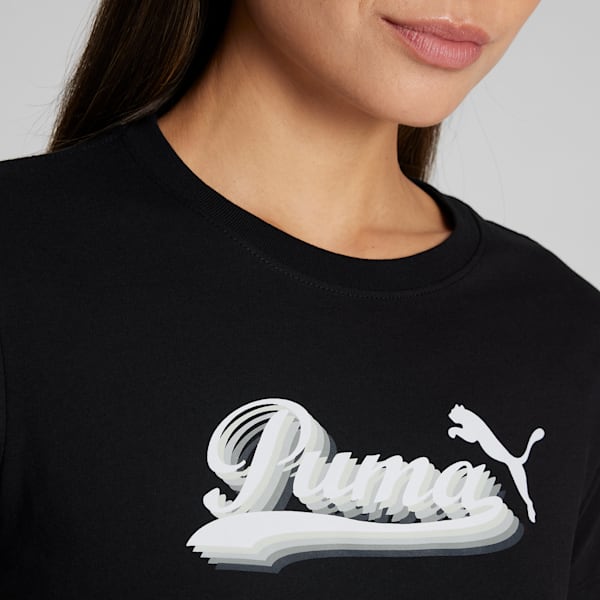 Camiseta corta Mujer PUMA Essentials Logo Blanco