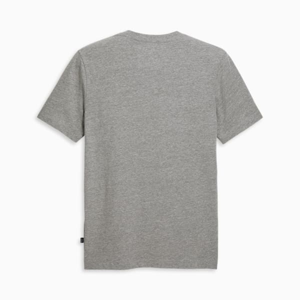 Essentials+ Men's Multicolor Tee, Medium Gray Heather, extralarge