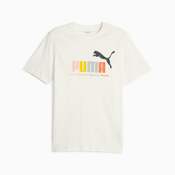 Essentials+ Men's Multicolor Tee, Warm White, extralarge