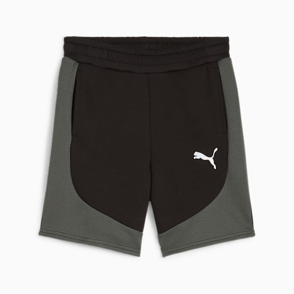 EVOSTRIPE Youth Shorts, PUMA Black, extralarge-GBR