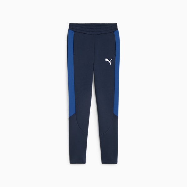 Pantalon de survêtement en maille EVOSTRIPE Enfant et Adolescent, Club Navy, extralarge