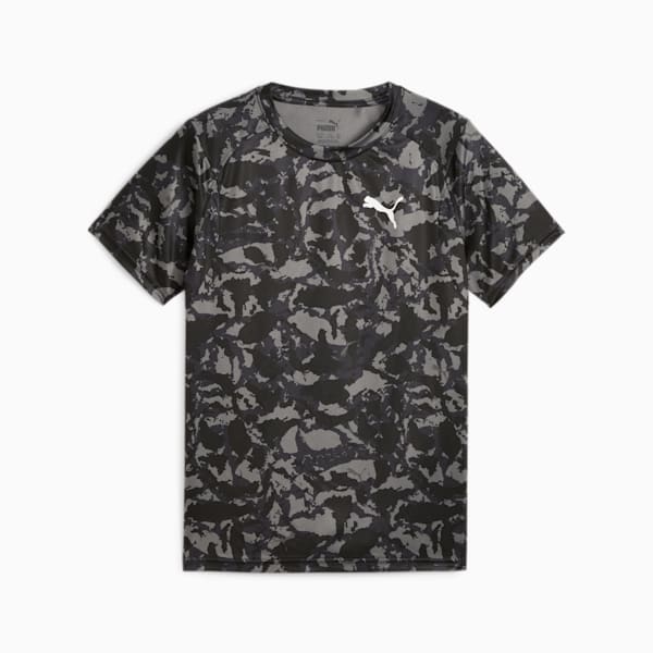 RUNTRAIN Printed Youth T-shirt, PUMA Black, extralarge-IDN