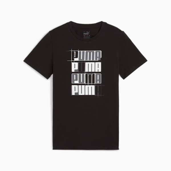 T-shirt ESS+ LOGO LAB, enfant et adolescent, PUMA Black, extralarge