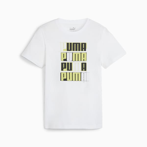 LOGO LAB Youth Tee, PUMA White, extralarge-IND