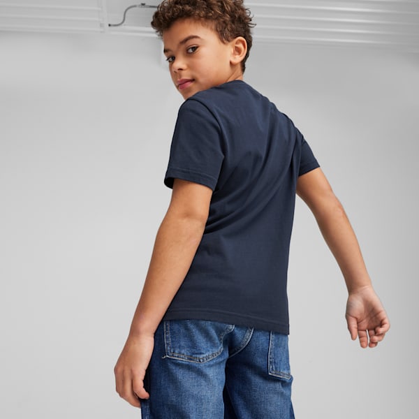 ESS+ LOGO LAB Big Kids' Tee, Club Navy, extralarge