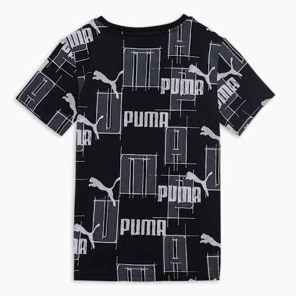 LOGO LAB Youth Tee, PUMA Black, extralarge-IND