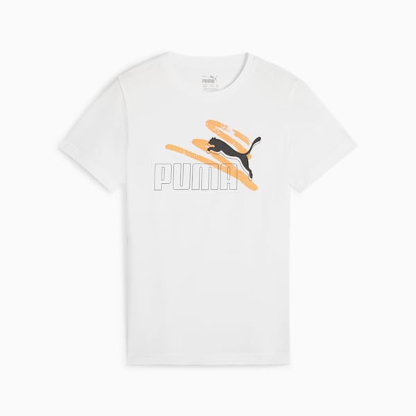 ESS+ LOGO LAB Summer Big Kids' Tee, PUMA White, extralarge