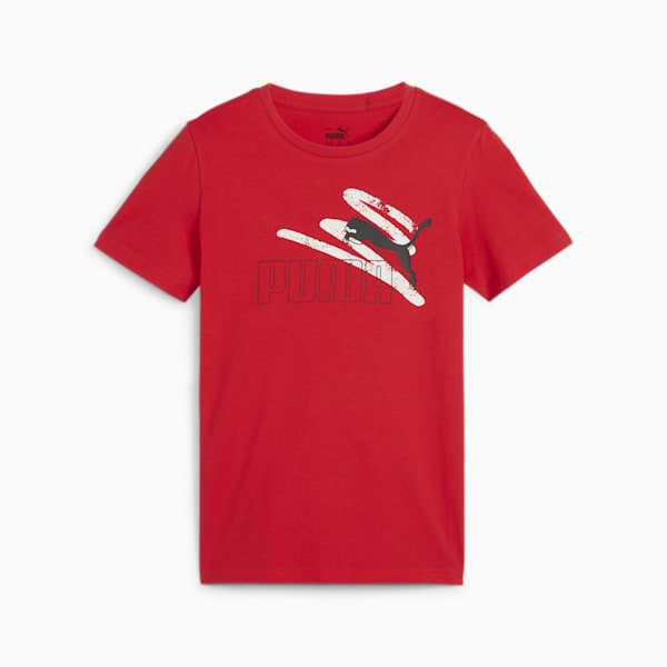 ESS+ LOGO LAB Summer Big Kids' Tee, For All Time Red, extralarge