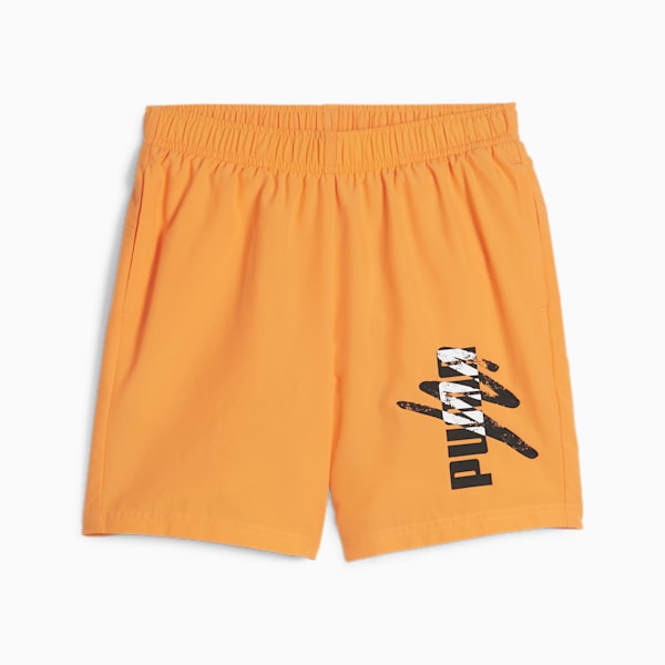 ESS+ LOGO LAB Big Kids' Woven Shorts, Clementine, extralarge
