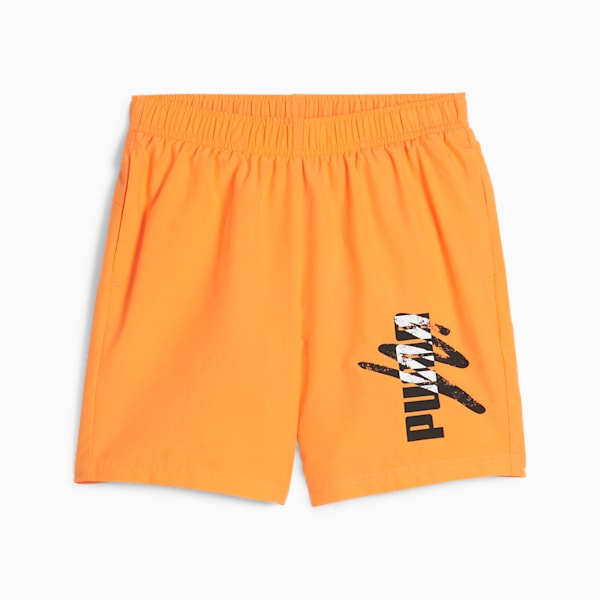 ESS+ LOGO LAB Big Kids' Woven Shorts, Clementine, extralarge