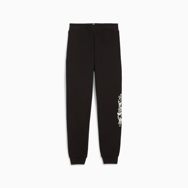 ESS+ Mid 90s Big Kids' Sweatpants, PUMA Black, extralarge