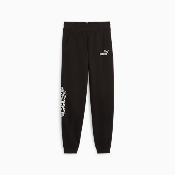 ESS+ Mid 90s Big Kids' Sweatpants, PUMA Black, extralarge